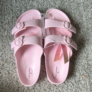 New stoney clover Target pink sandals size 11